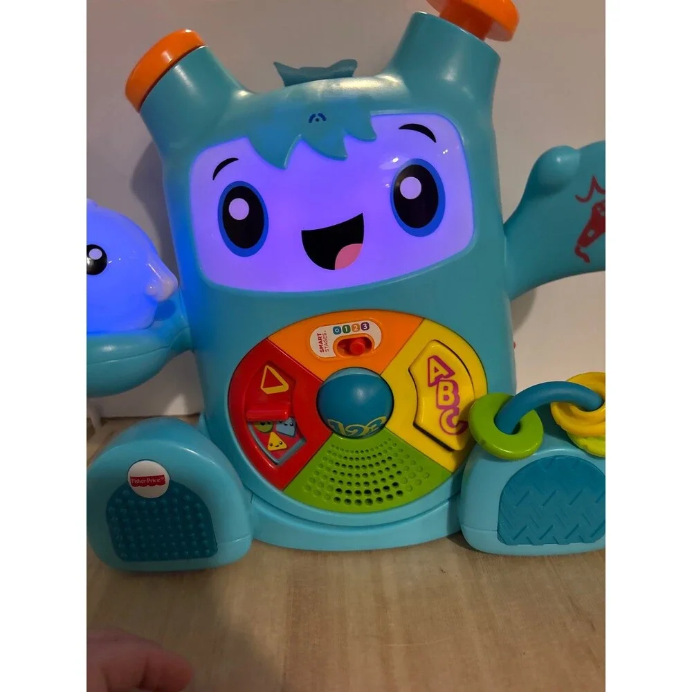 BIG Fisher-Price Dance & Groove Rockit Interactive Learning Toy yeti Recorder